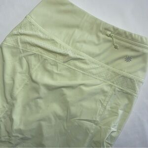 Athleta Run With It 4.5” Lined High Rise Running Shorts Sz 1X Neon Yellow/Green